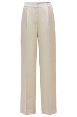 Pantalon ample Relaxed Fit en pur chanvre