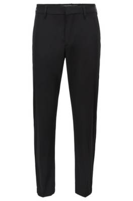 Pantalon Tapered Fit déperlant avec passepoils en mesh réfléchissant