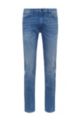 Slim-fit jeans in light-blue comfort-stretch denim, Light Blue