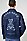 激光艺术风装饰常规版型牛仔夹克外套,  401_暗蓝色