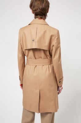 hugo boss trench coat dame