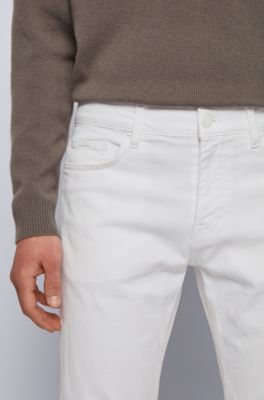 hugo boss white jeans