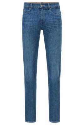 Jean Slim Fit confortable en denim stretch italien bleu