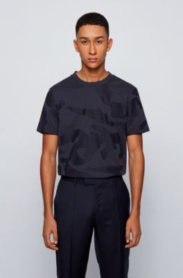 hugo boss mercerised t-shirt