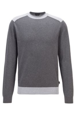 hugo boss sweater white