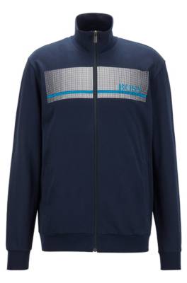 Veste d’intérieur en molleton à logo thermocollé