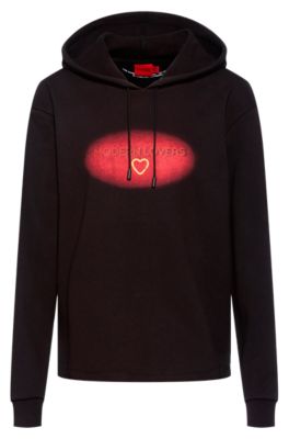 hugo boss red hoodie