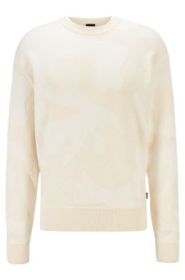 hugo boss sweater white