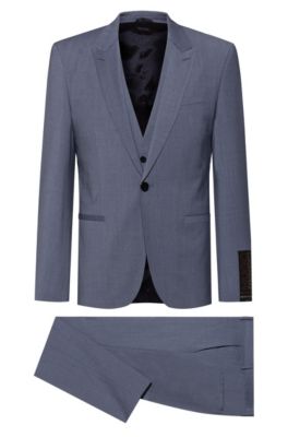 hugo boss purple suit