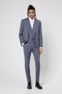 Extra-slim-fit suit in high-performance 