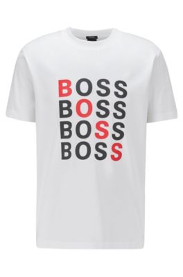 boss mercerised t shirt