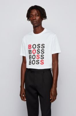 boss mercerised t shirt