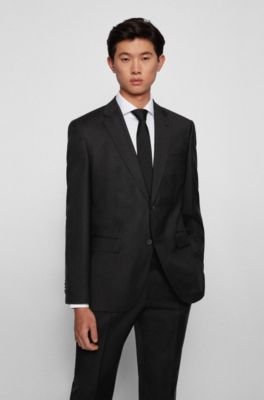 hugo boss all black suit