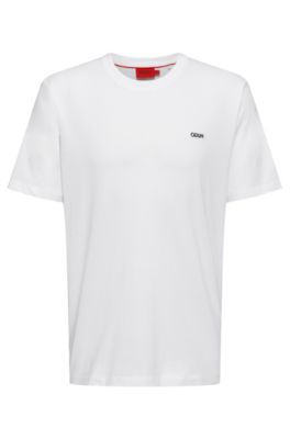 T-shirt with embroidered reversed logo