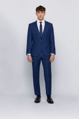 blue boss suit