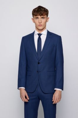 hugo boss navy blue suit