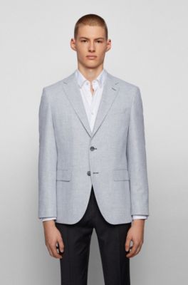 hugo boss herringbone coat