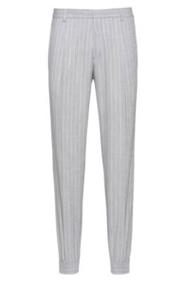 Pantalon Extra Slim Fit en twill stretch à rayures tennis