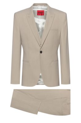 hugo boss cotton suit