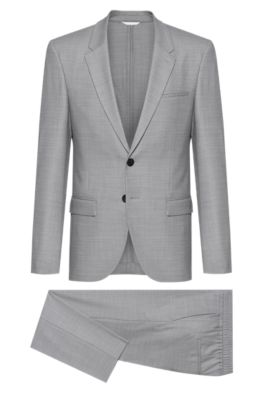 hugo boss gray suit