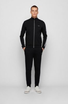 black hugo boss tracksuit