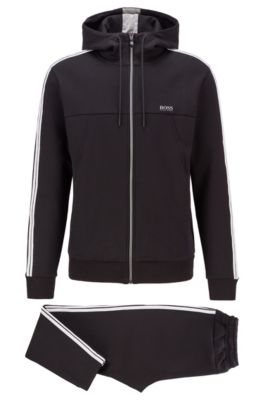 gray hugo boss tracksuit