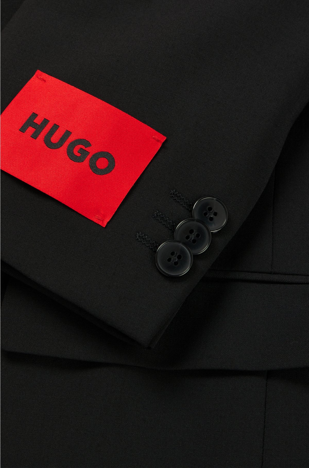 - a performance-stretch in HUGO blend Extra-slim-fit suit