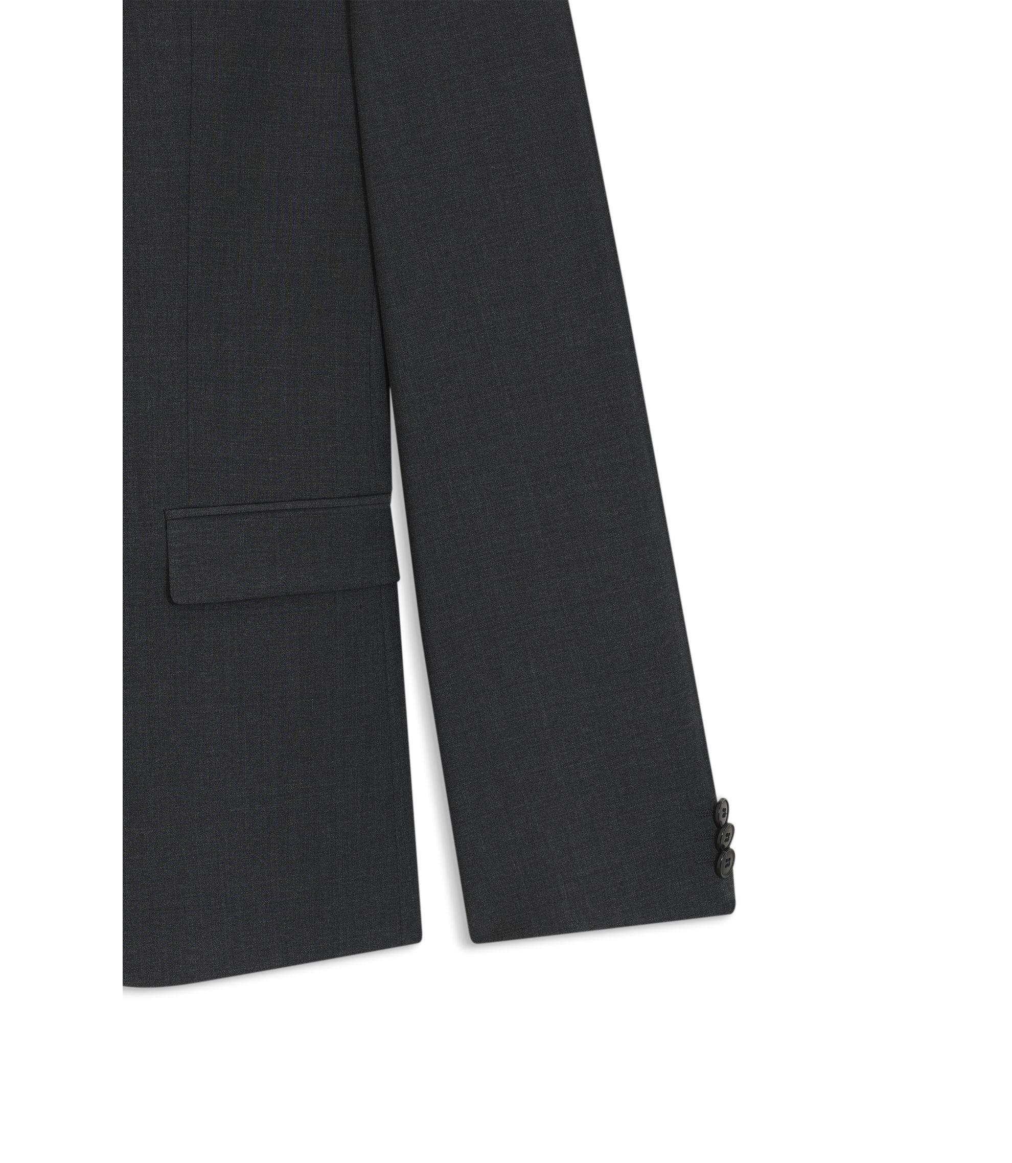 HUGO - エクストラスリムフィットスーツ ウールブレンド - ダークグレー