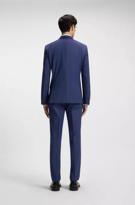 Extra-slim-fit suit in a wool blend