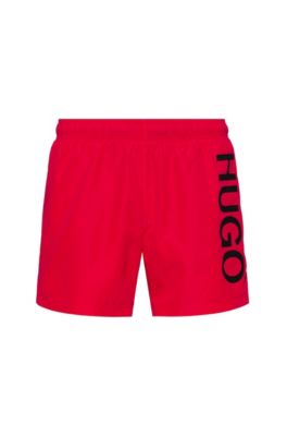 hugo boss shorts red