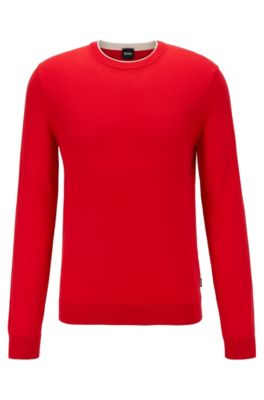 hugo boss red jumper