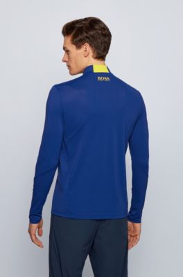 hugo boss long sleeve polo white