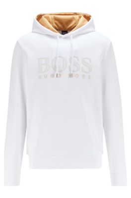 hugo boss sweater white