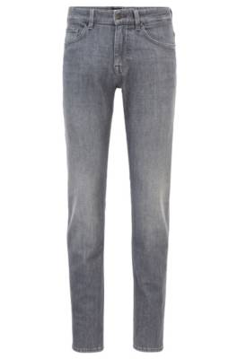 Jean Slim Fit en denim stretch italien gris
