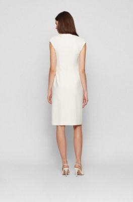 hugo boss white dress