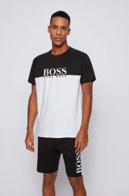 hugo boss shorts and t shirt set mens