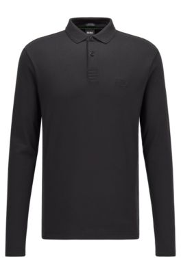 men's black hugo boss polo shirt