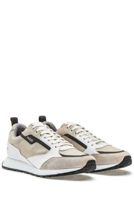 hugo boss white shoes mens