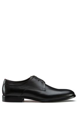hugo boss loafers black
