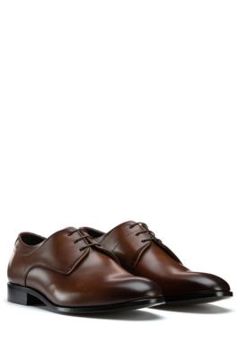 hugo boss dress shoes brown