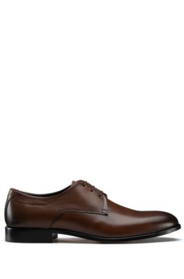 hugo boss shoes brown leather