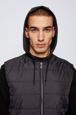 hugo boss hooded gilet