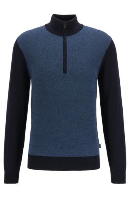 hugo boss light blue jumper