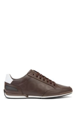 hugo boss men's leather shoes