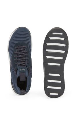 hugo boss navy trainers