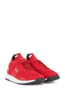 hugo boss red trainers