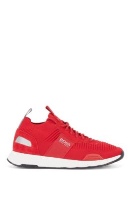 red hugo boss shoes