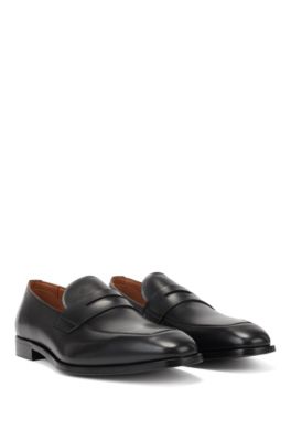 hugo boss mens slip on shoes