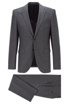 hugo boss gray suit