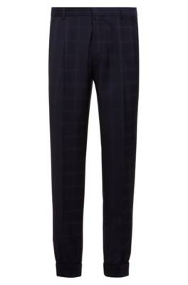 Pantalon Extra Slim Fit en laine vierge resserré au bas des jambes